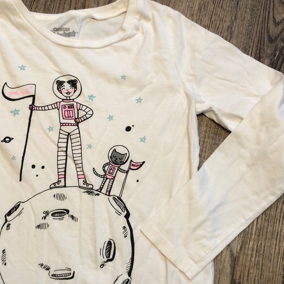 OshKosh B'gosh Other - Oshkosh Originals Long Sleeve White Tee - Size 7